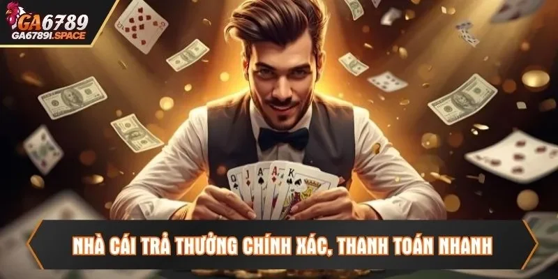 Nhà cái trả thưởng chính xác, thanh toán nhanh